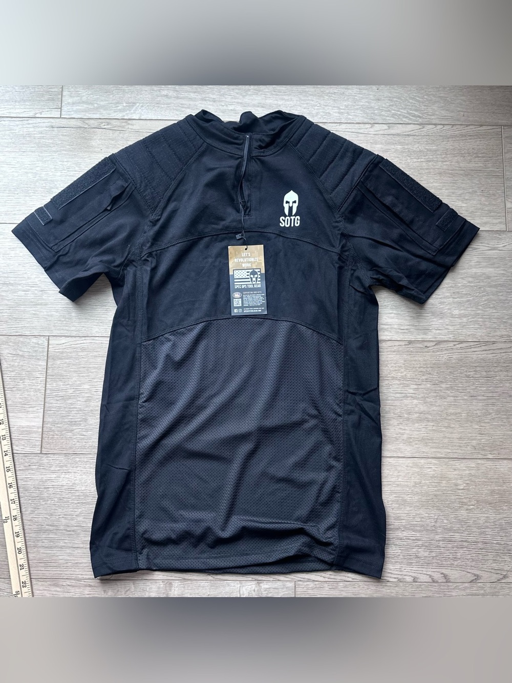 Spec Ops Tool Gear Tactical Shirt SOTG Small Black Short Sleeve Military Style
